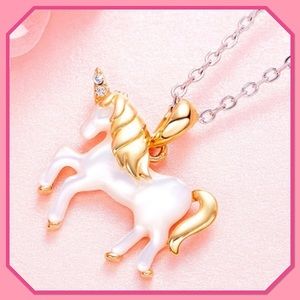 🦄New🦄Cute Unicorn Handmade Girls Necklace🦄